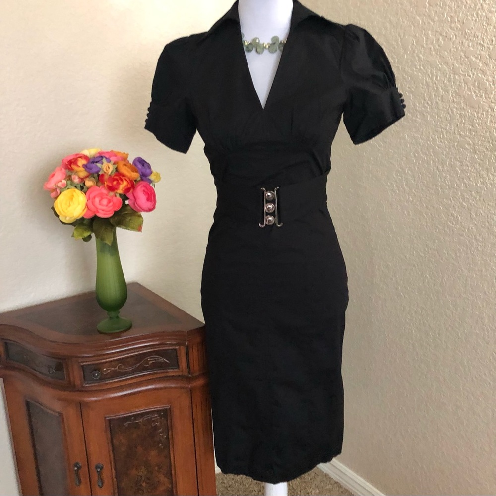 Forever 21 Stretch Cotton Work Dress